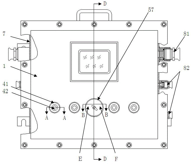 Optical fiber type mining flame-proof type remote control device