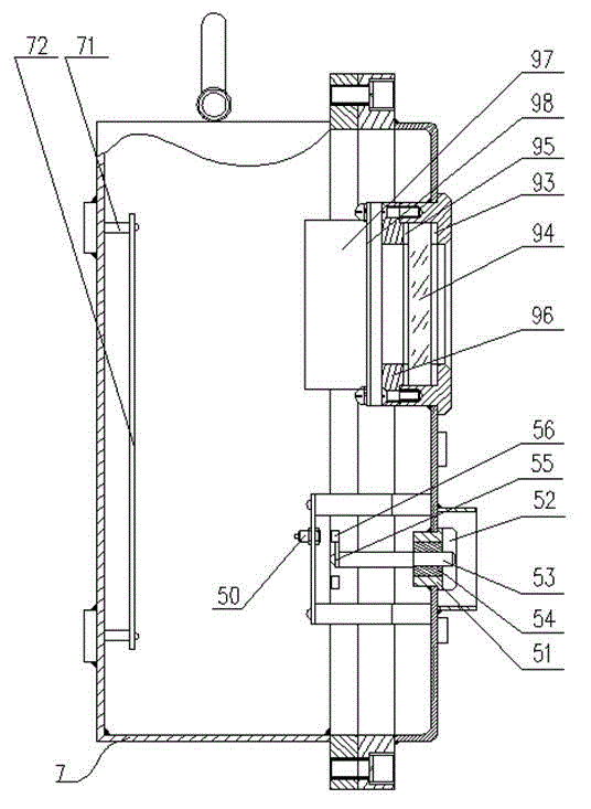 Optical fiber type mining flame-proof type remote control device