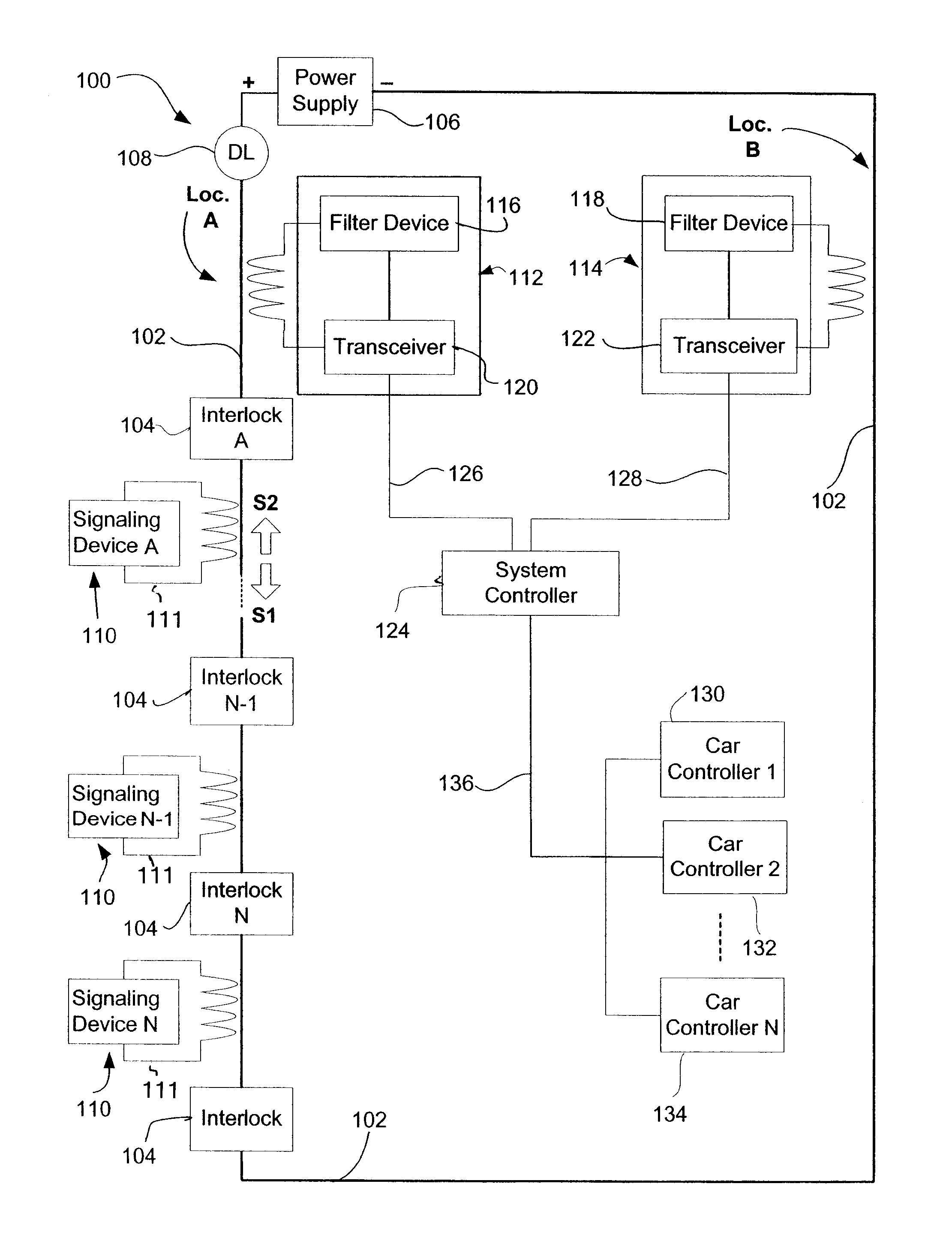 Interlock wiring communication system for elevators