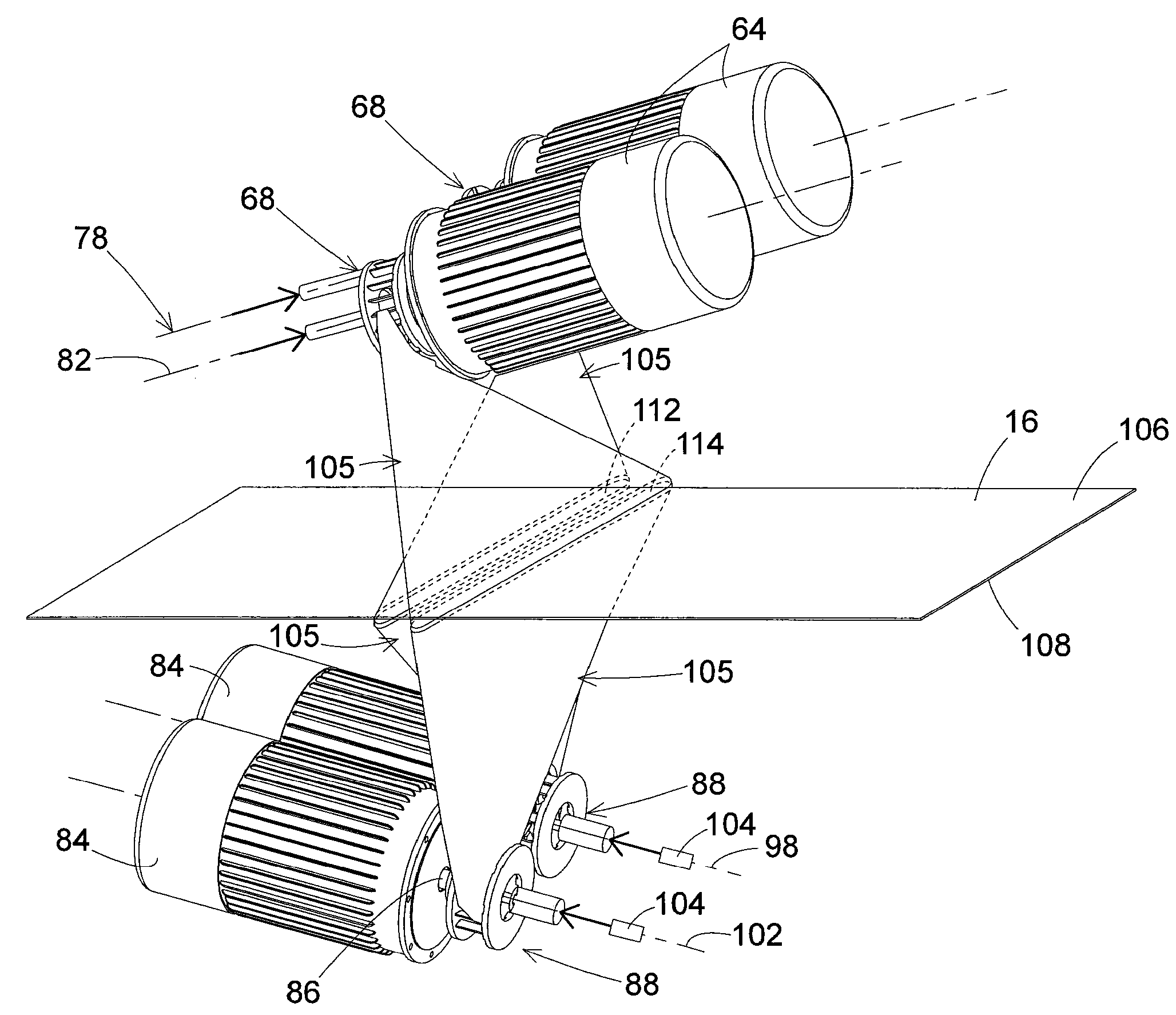 Slurry blasting apparatus for removing scale from sheet metal