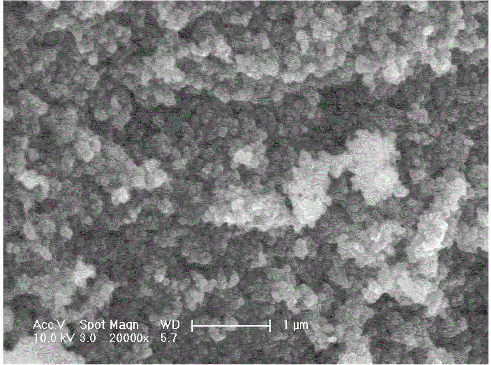 Lithium ferric borate block type electrode and preparation method thereof