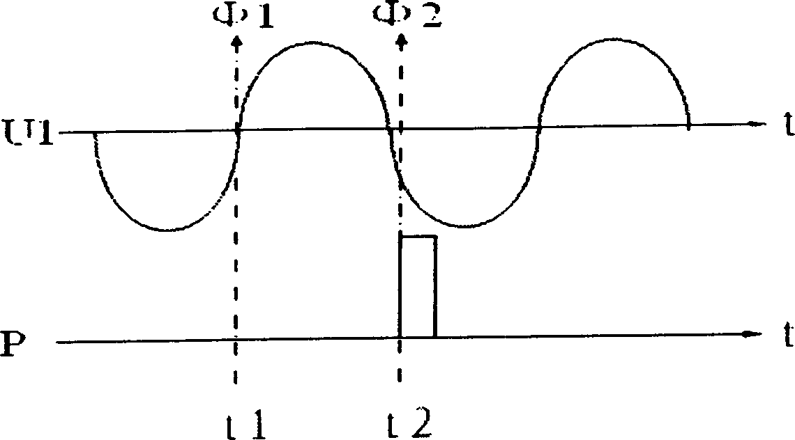 Method for directly measuring power angly and inner angle of generator