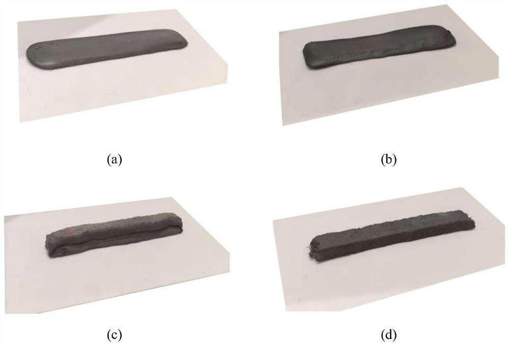 3D printing alkali-activated geopolymer composite material doped with hibiscus cannabinus bast fiber crop straw, and preparation method thereof