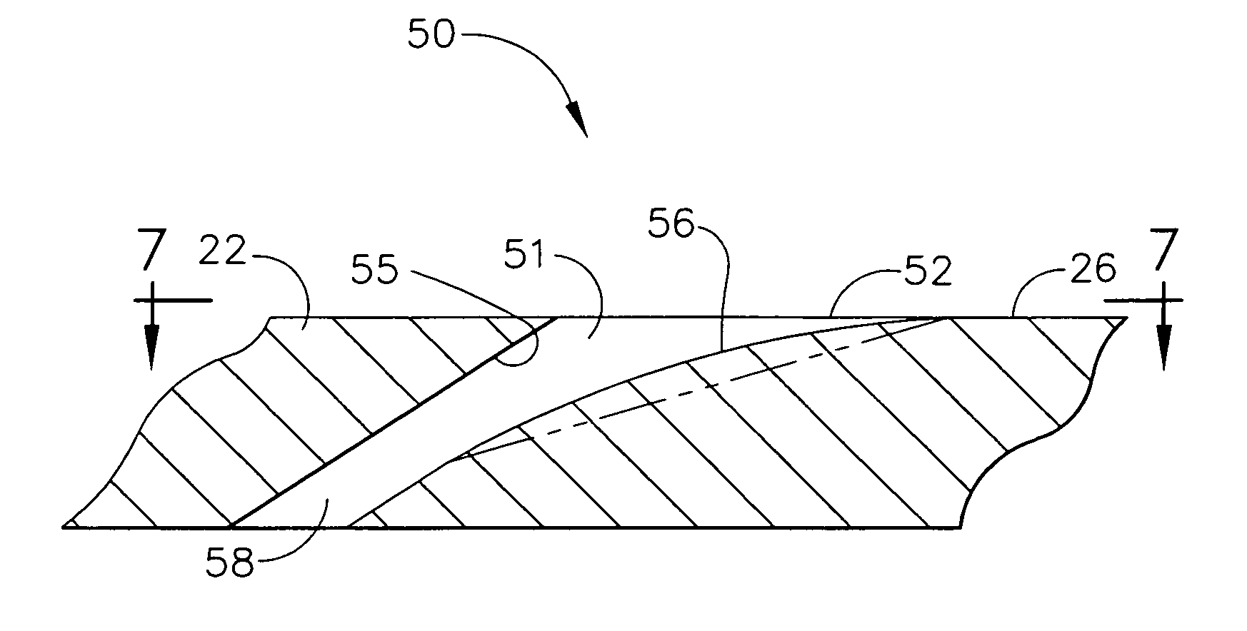 Bell-shaped fan cooling holes for turbine airfoil