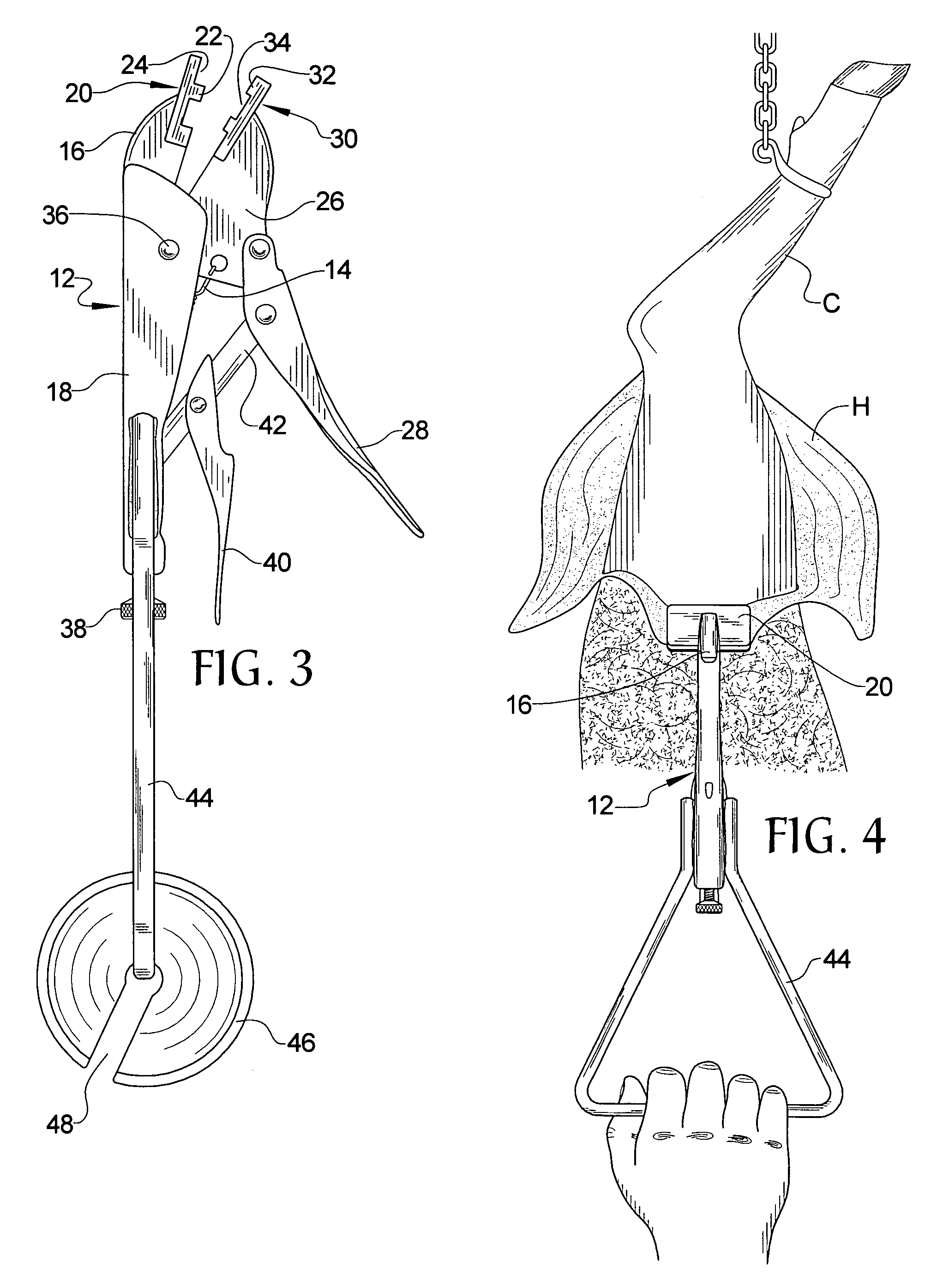 Game skinning pliers