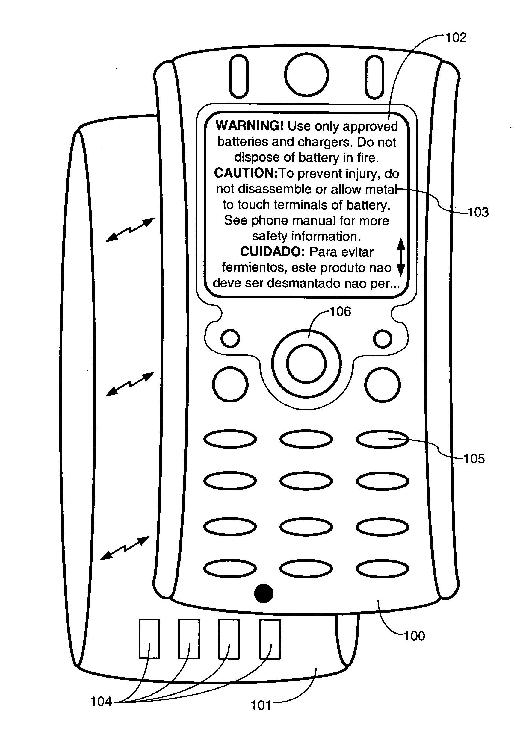 Energy safety notification system for electronic devices