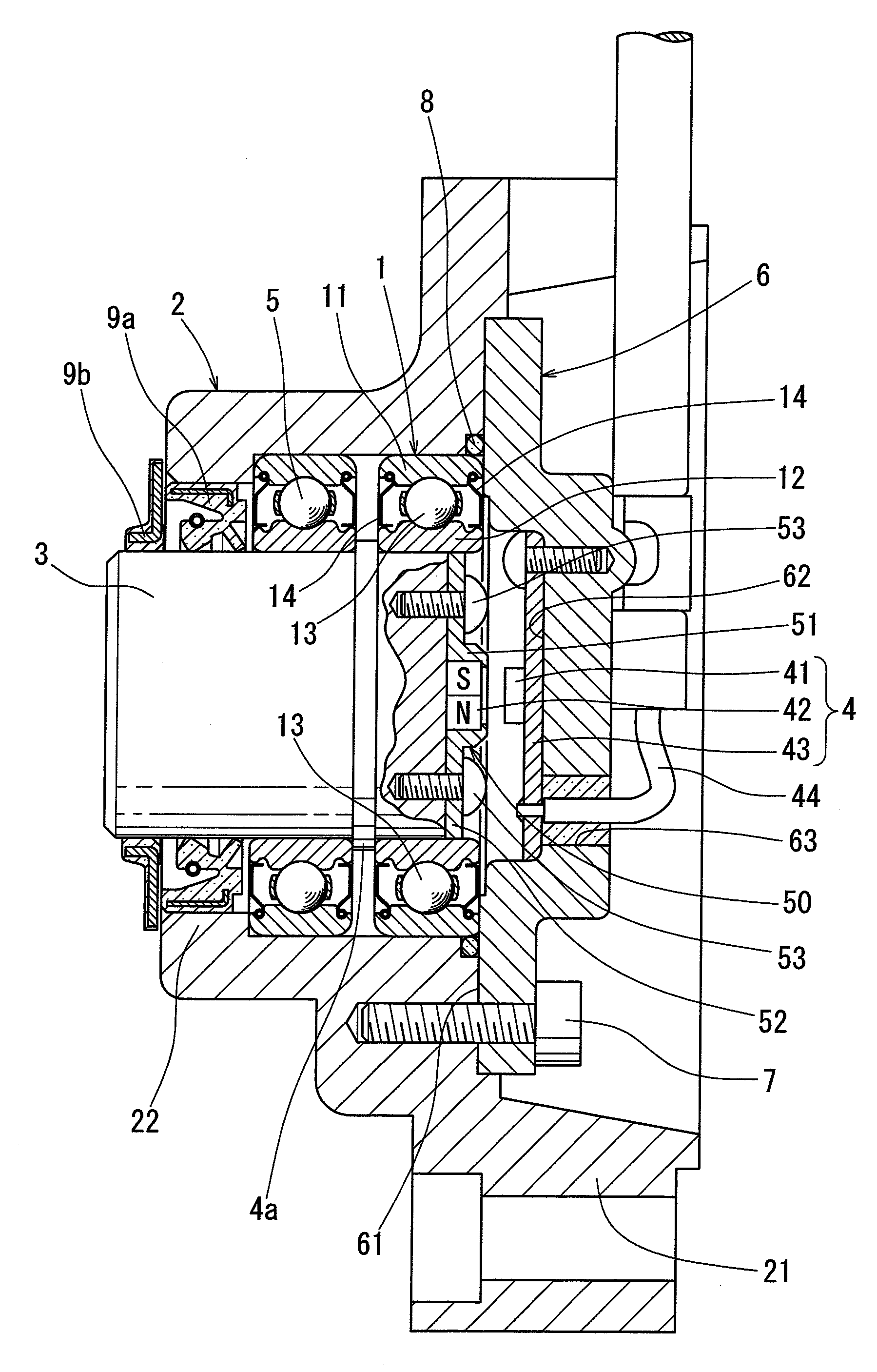 Rotation sensor unit