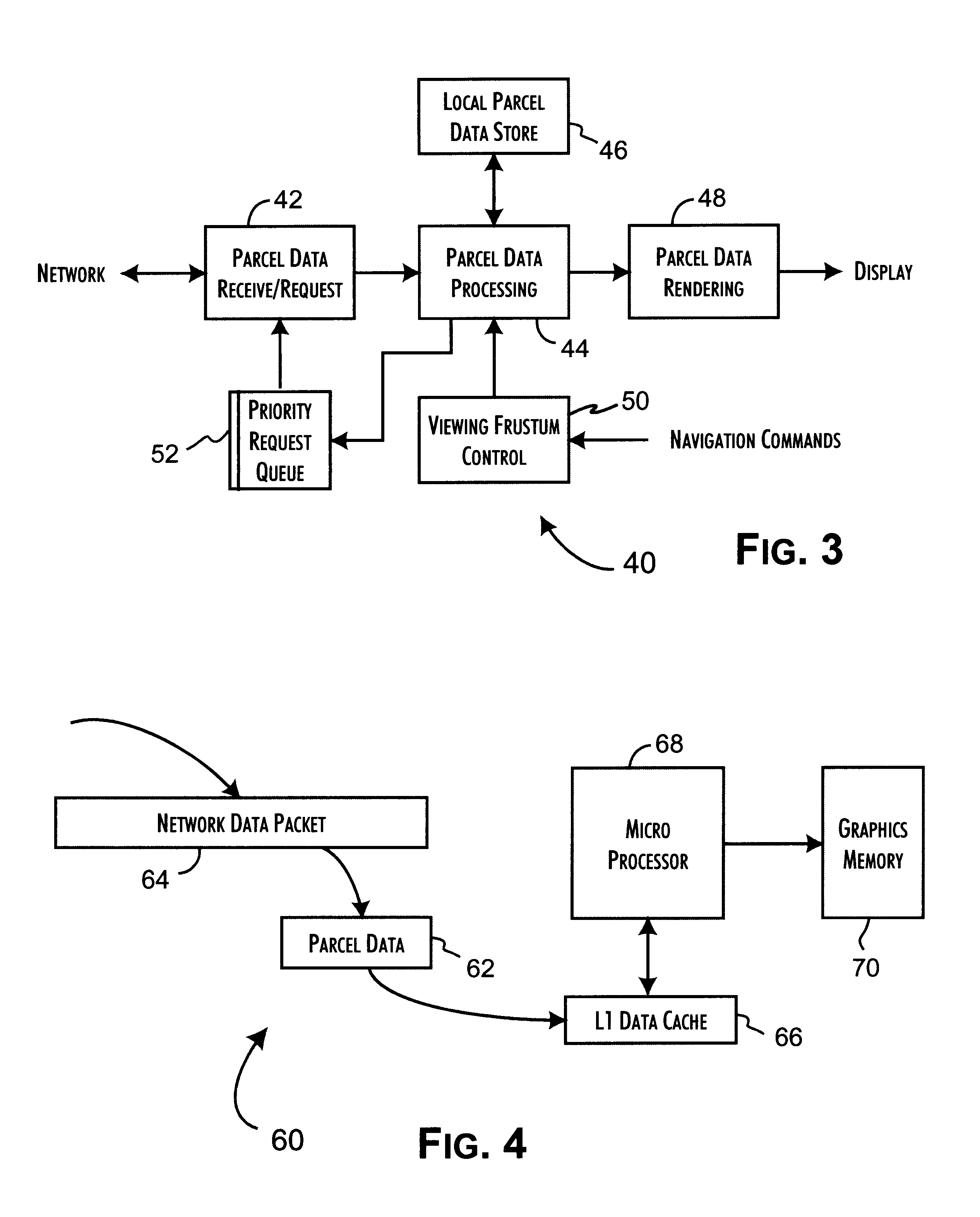 Efficient image parcel texture rendering with T-junction crack elimination