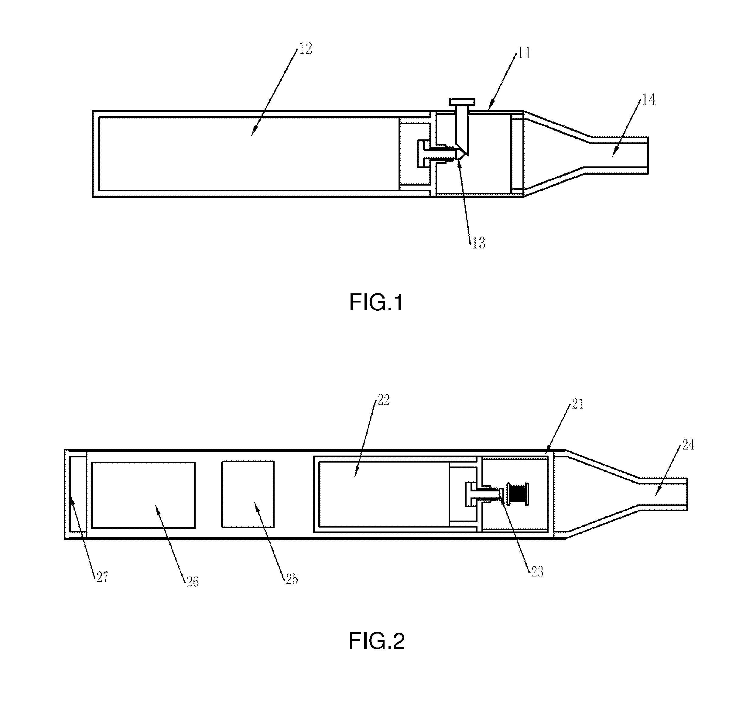 Simulated cigarette