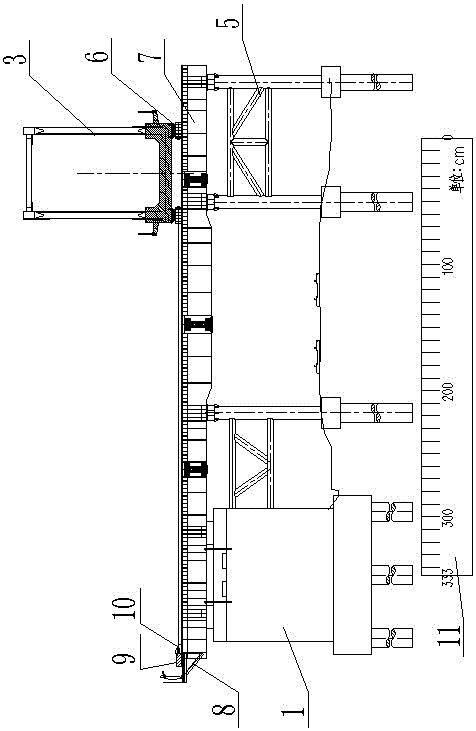 The Construction Method of Long-span Reinforced Concrete Composite Truss Girder Lateral Movement and Beam Falling