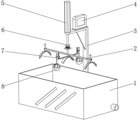 An amphibious aircraft buoy detection device and detection method thereof