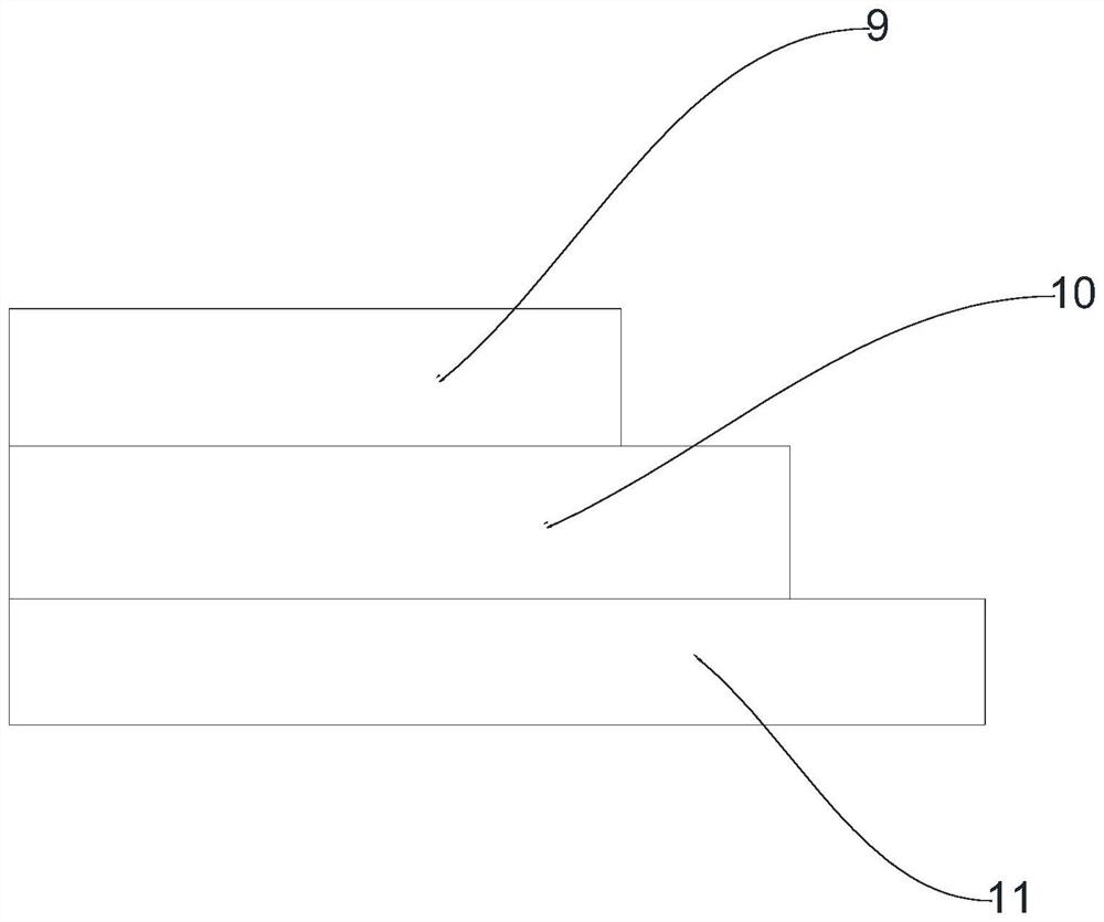 Novel scratch-resistant exhaust type computer foot pad with curved surface effect after being attached