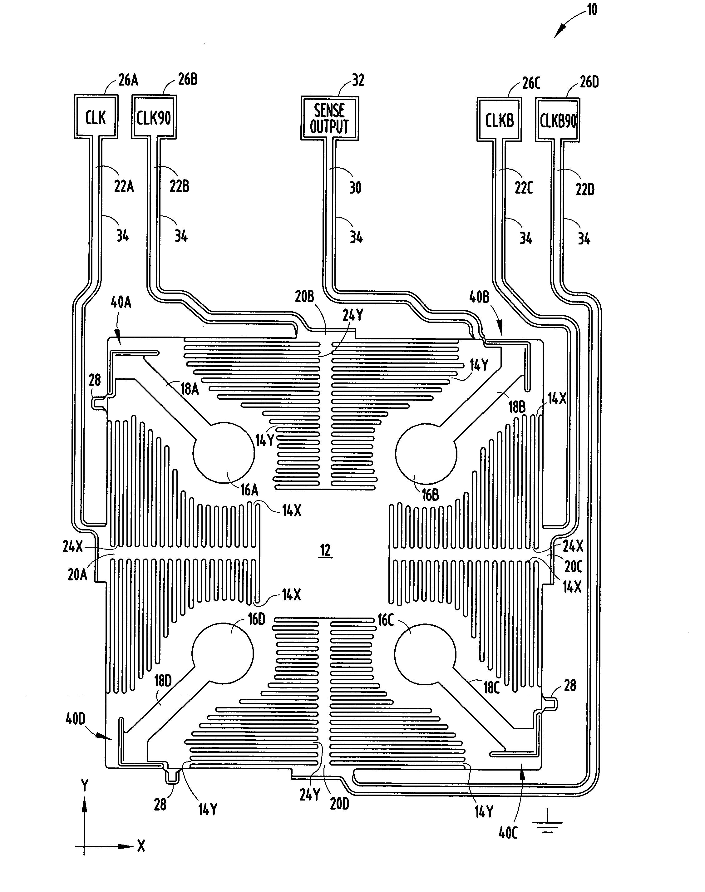 Dual-axis accelerometer