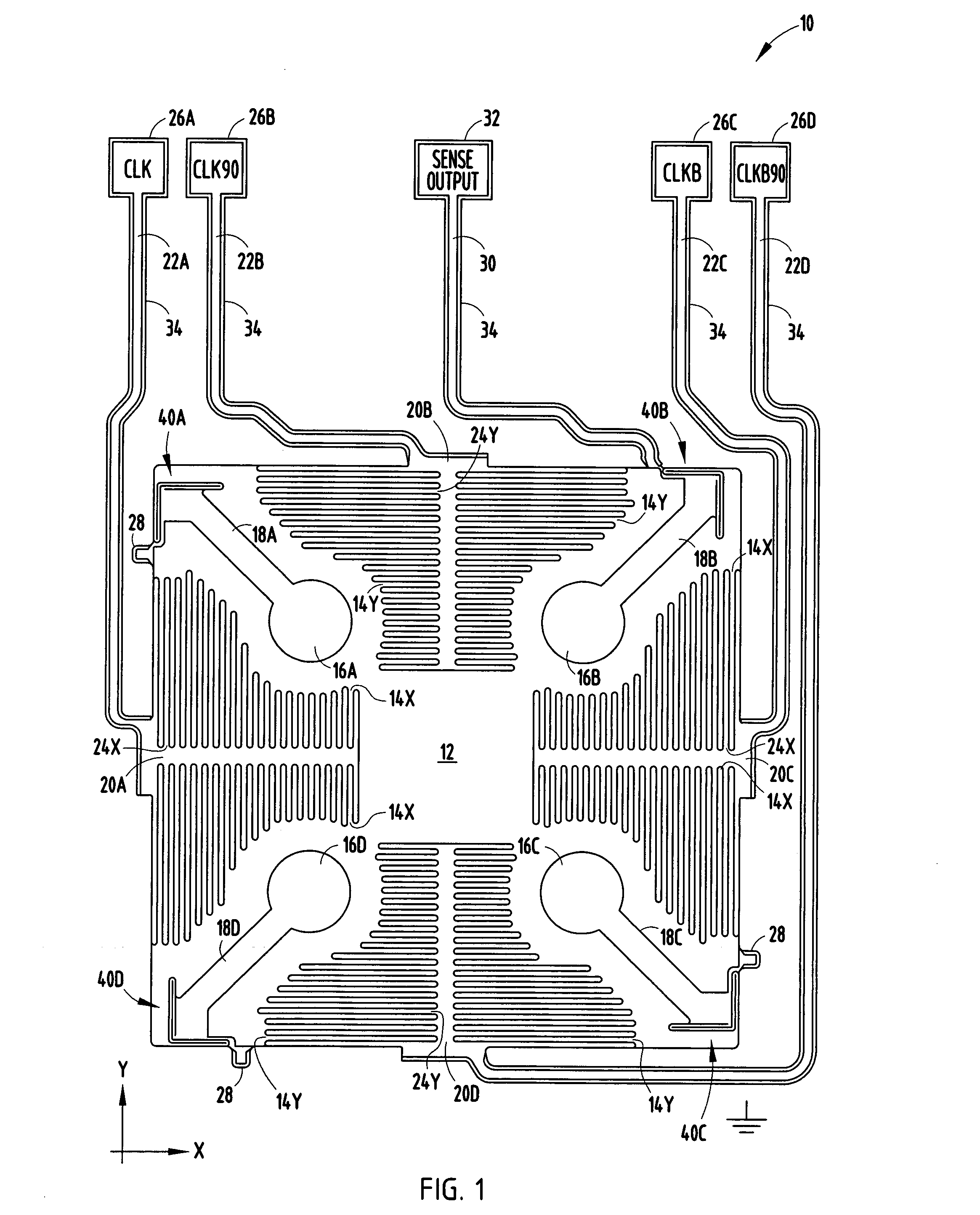 Dual-axis accelerometer