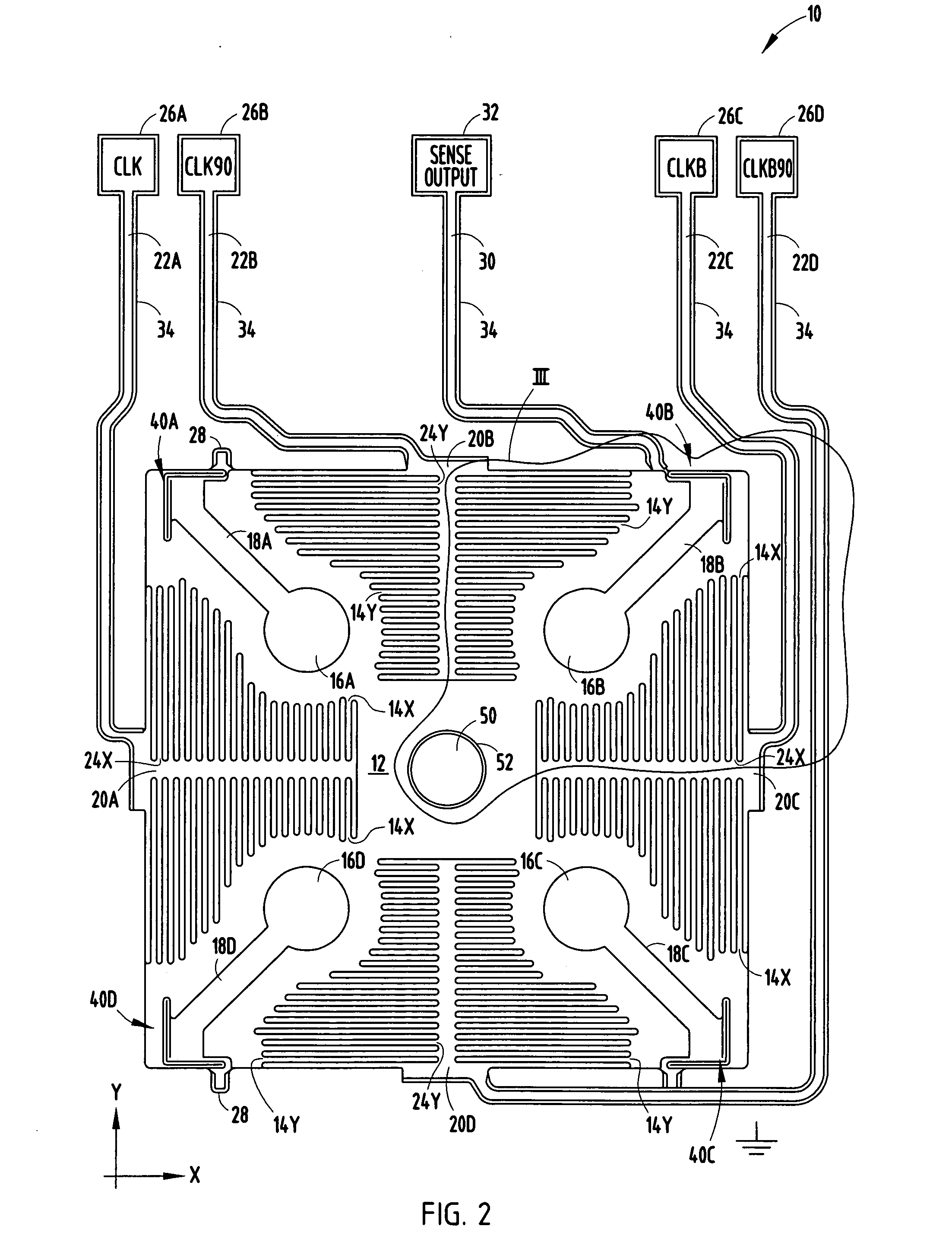 Dual-axis accelerometer