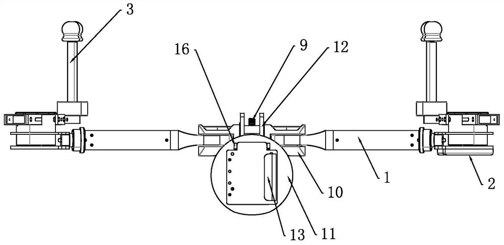 Gyroscope for stretching exercise, stretching fitness frame and stretching training device