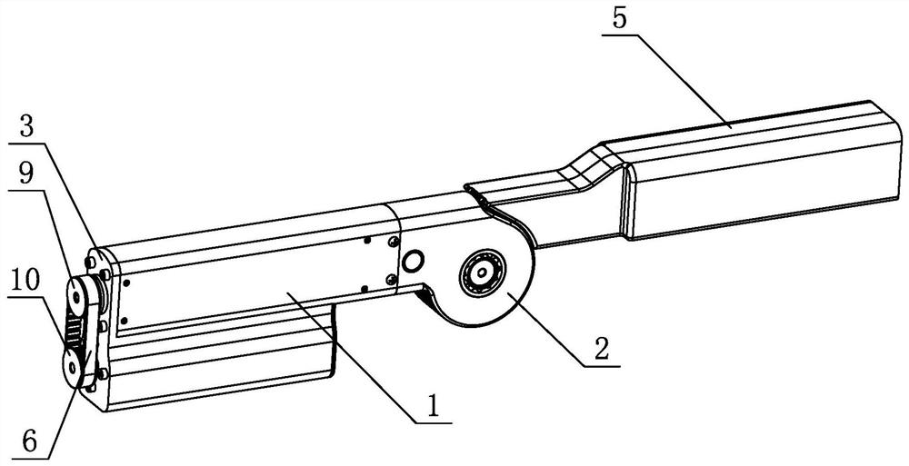 Lightweight foldable one-way driving robot joint