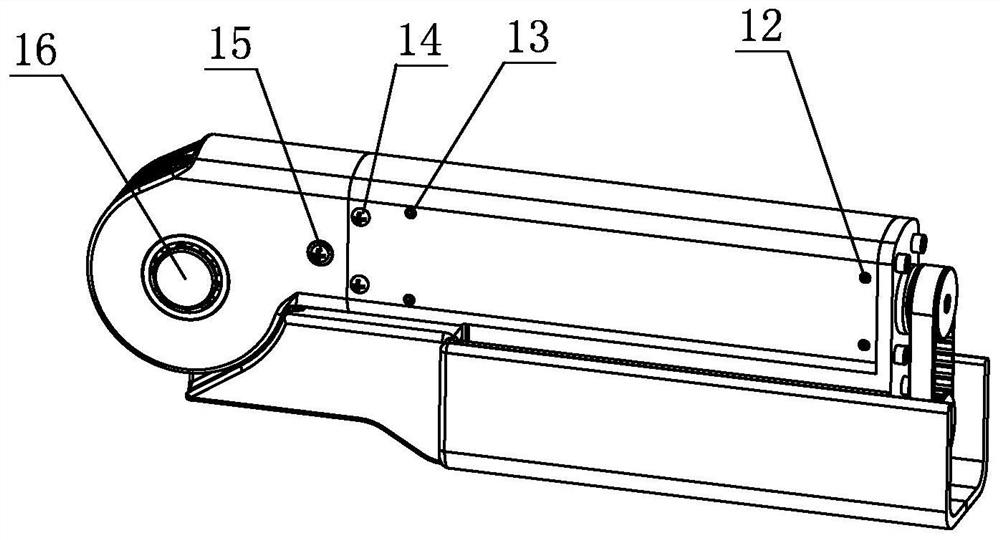 Lightweight foldable one-way driving robot joint