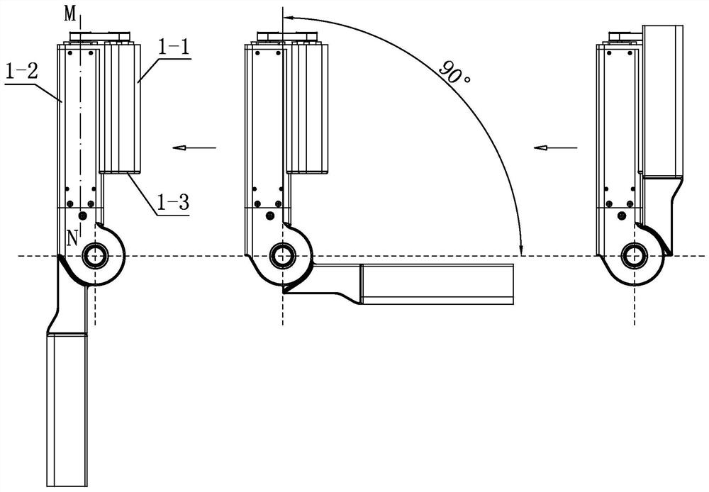 Lightweight foldable one-way driving robot joint