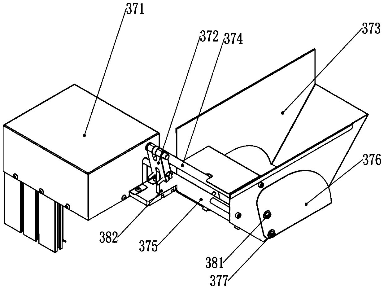 Noodle falling assembly and noodle cooking machine using same