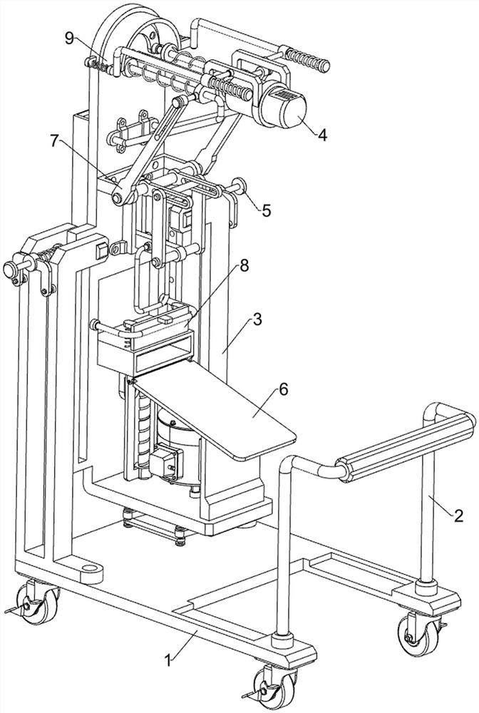 Wall surface machining device for building decoration engineering