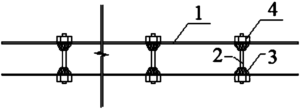 A steel structure space system for reinforcement and its construction method