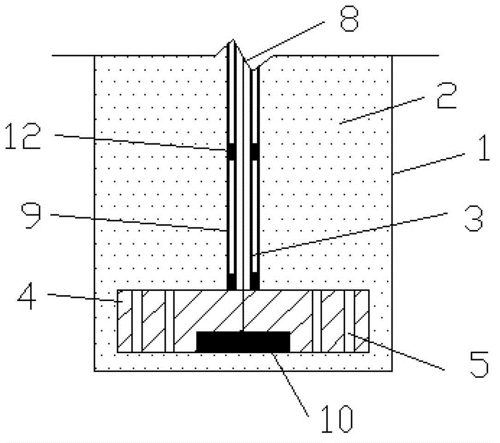 Sandy soil water-immersion testing method for loess collapsible deformation