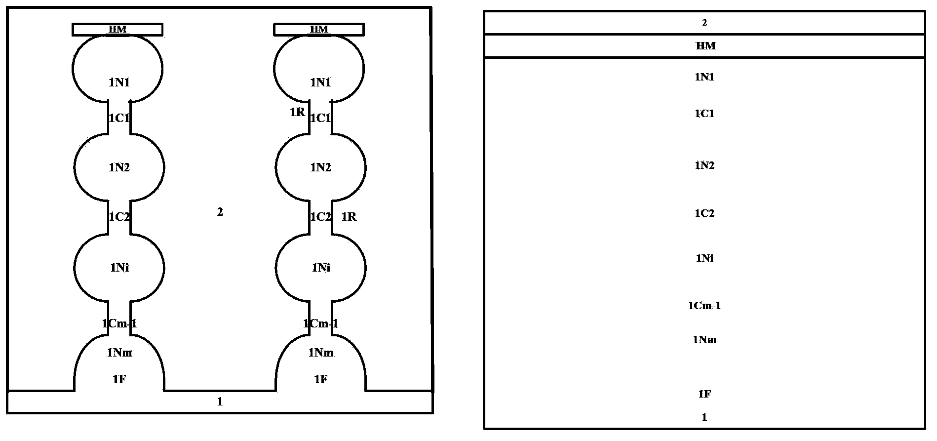 MOS transistor with stacked nanometer lines and manufacturing method of MOS transistor