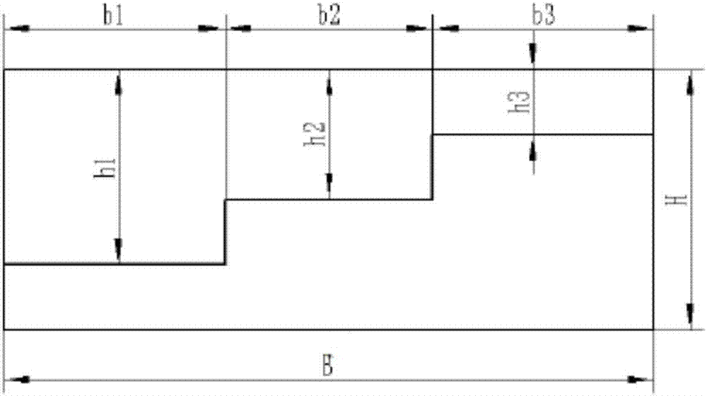 Ply rolling method for utilizing point symmetry to prepare transverse variable thickness plate strips