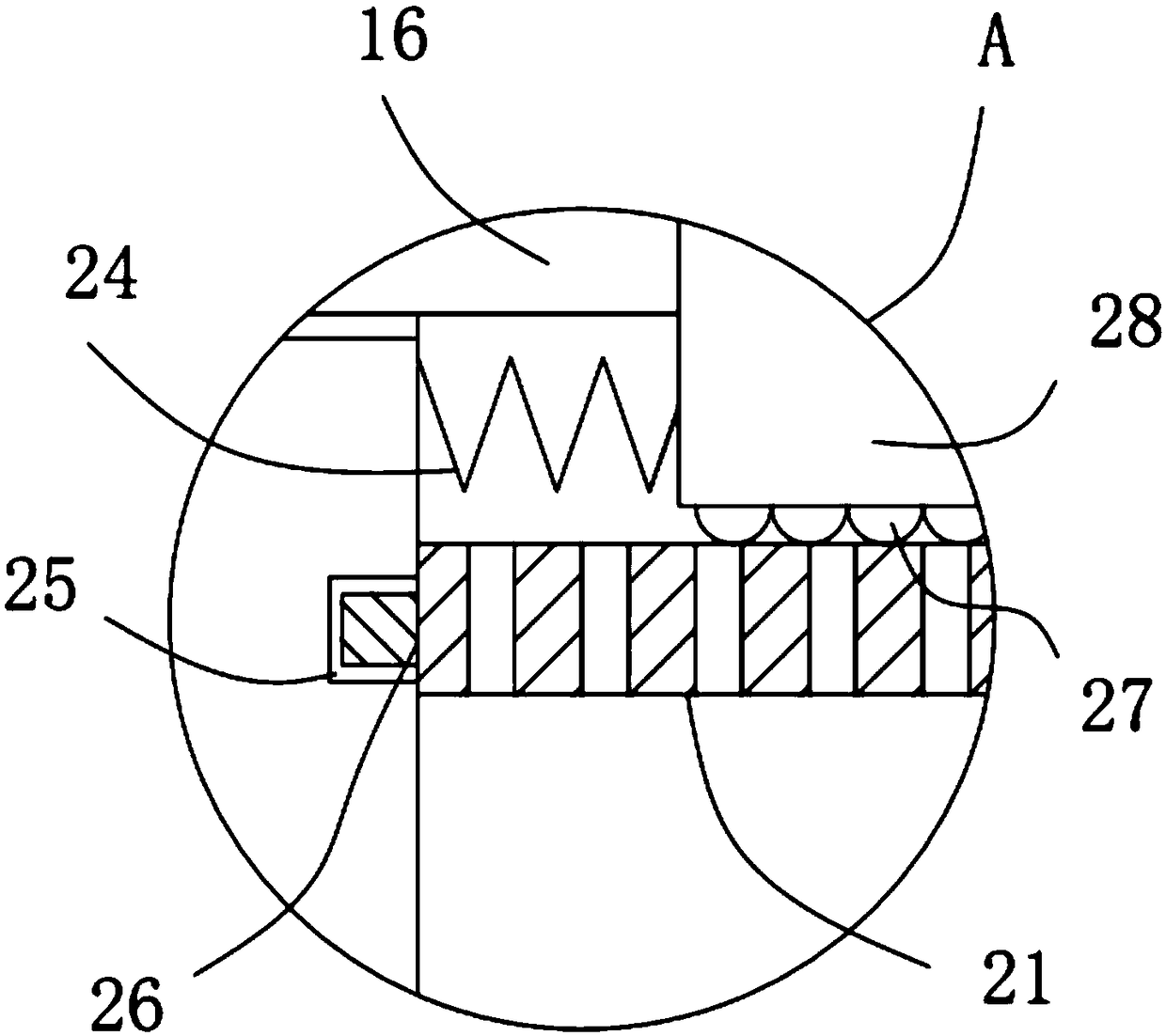 Grain pulverizing device for agricultural processing