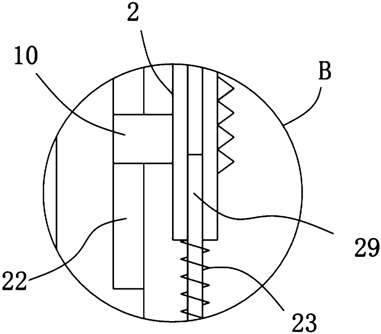 Grain pulverizing device for agricultural processing