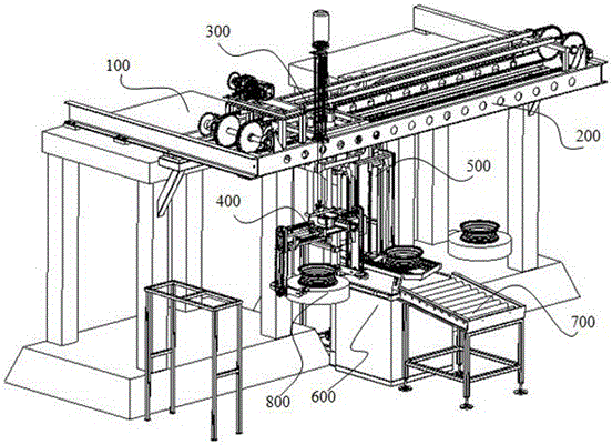 Cooling manipulator of die-casting machine for automobile aluminum alloy hub