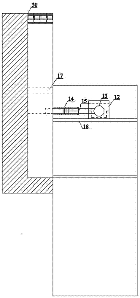 Transient unloading loosening simulation test system for structural surface excavation of underground caverns