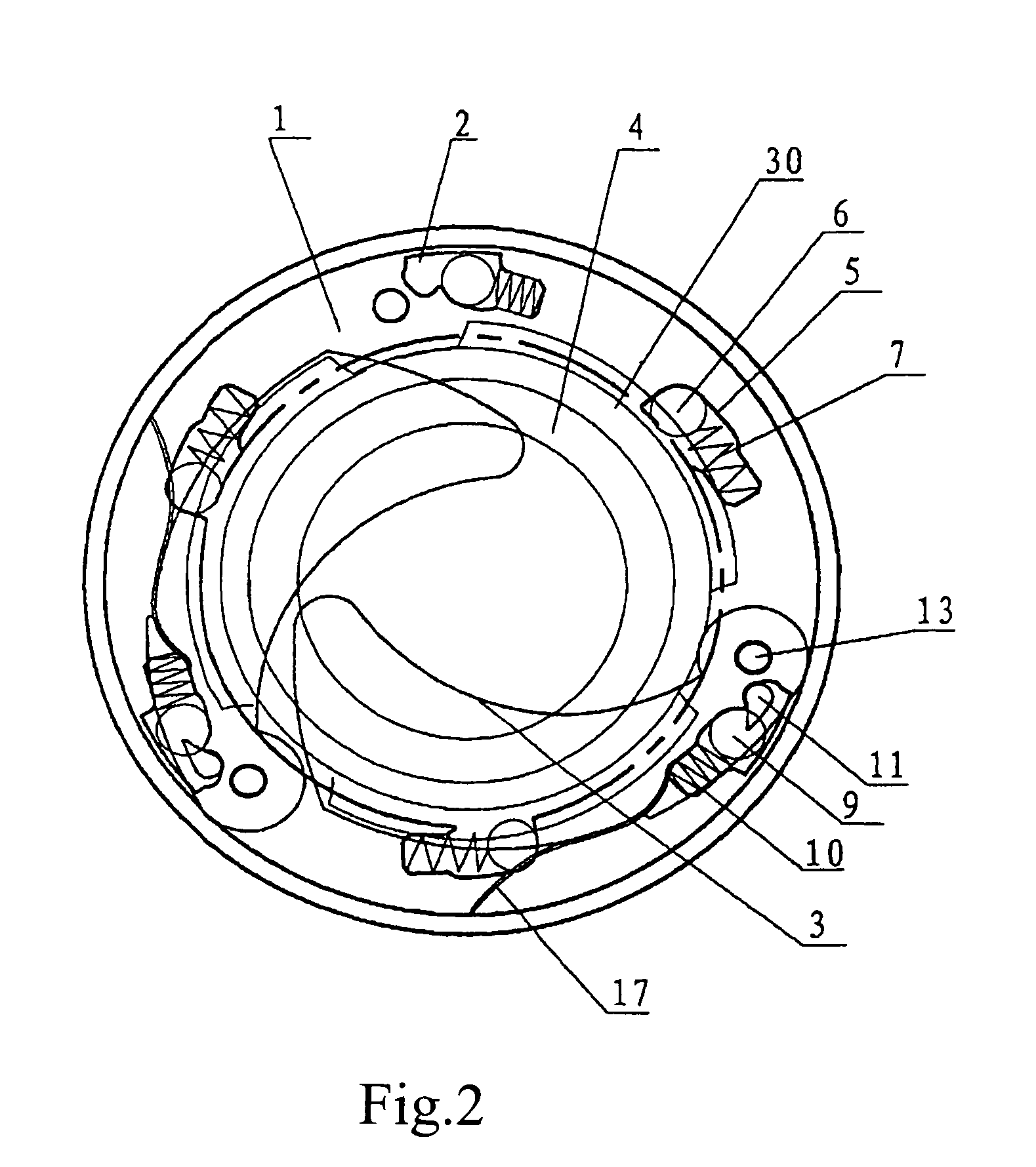 Automatic transmission for electric vehicle hub