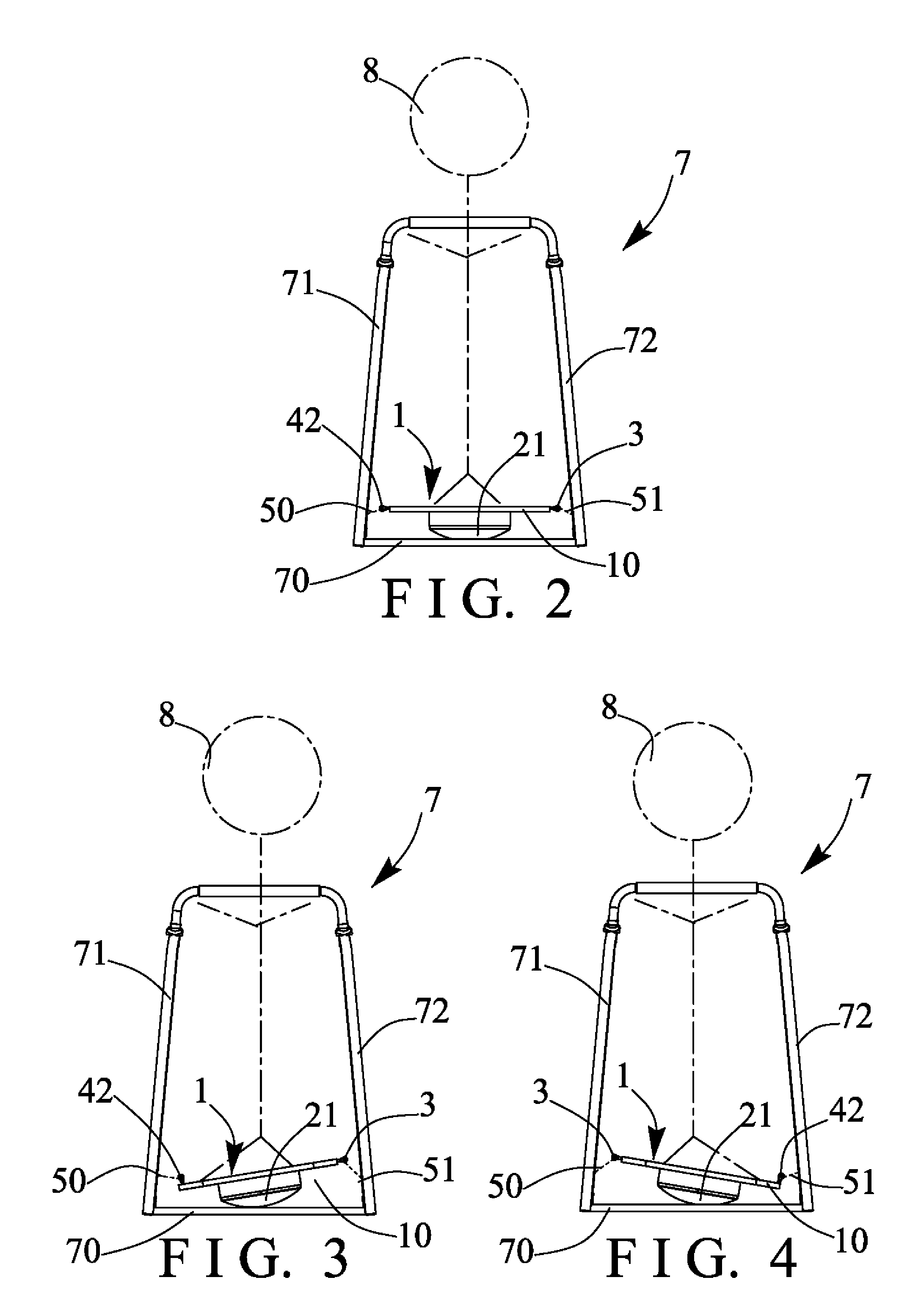 Pivotal pulley for exercise machine