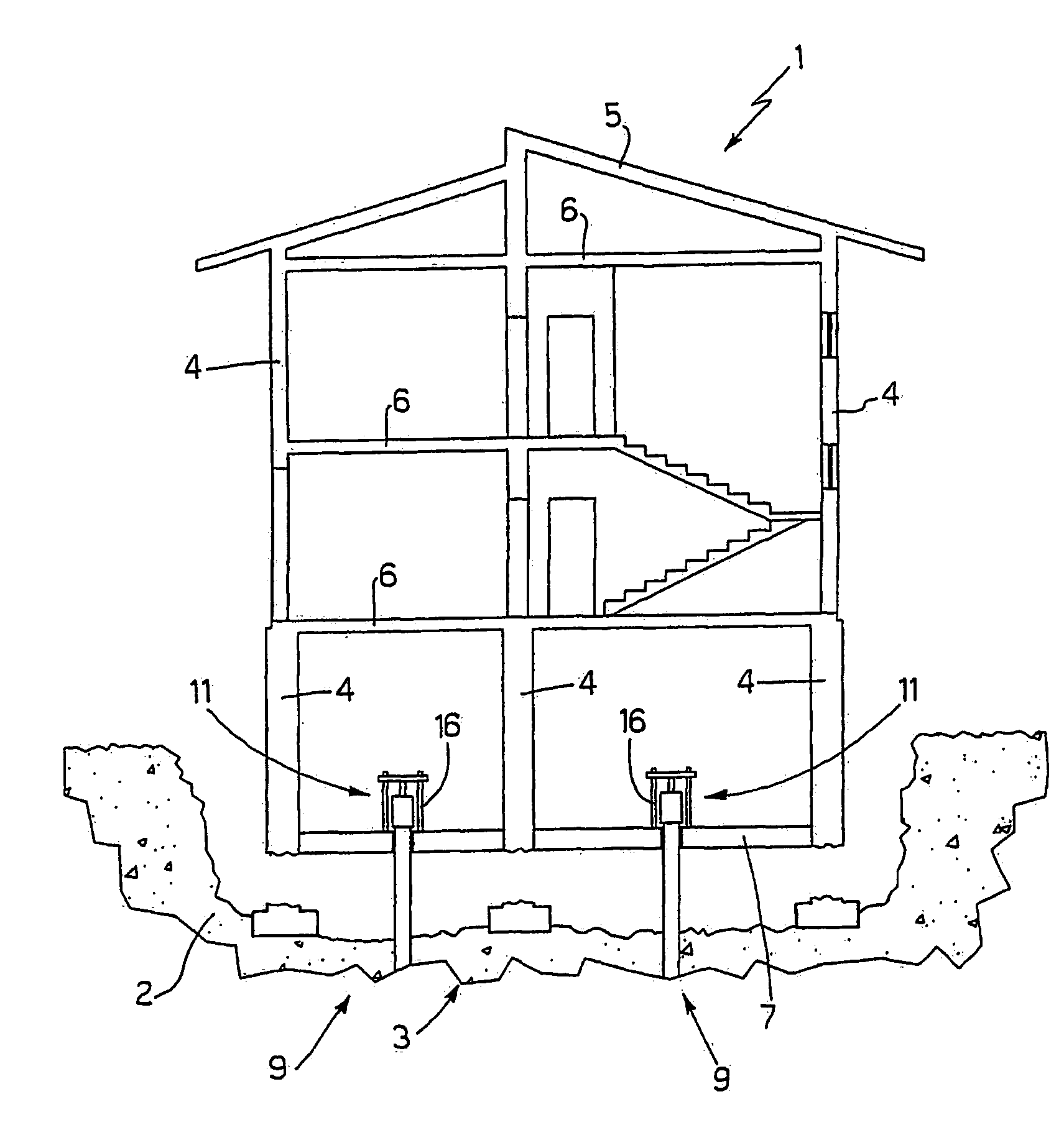 Method of raising a building