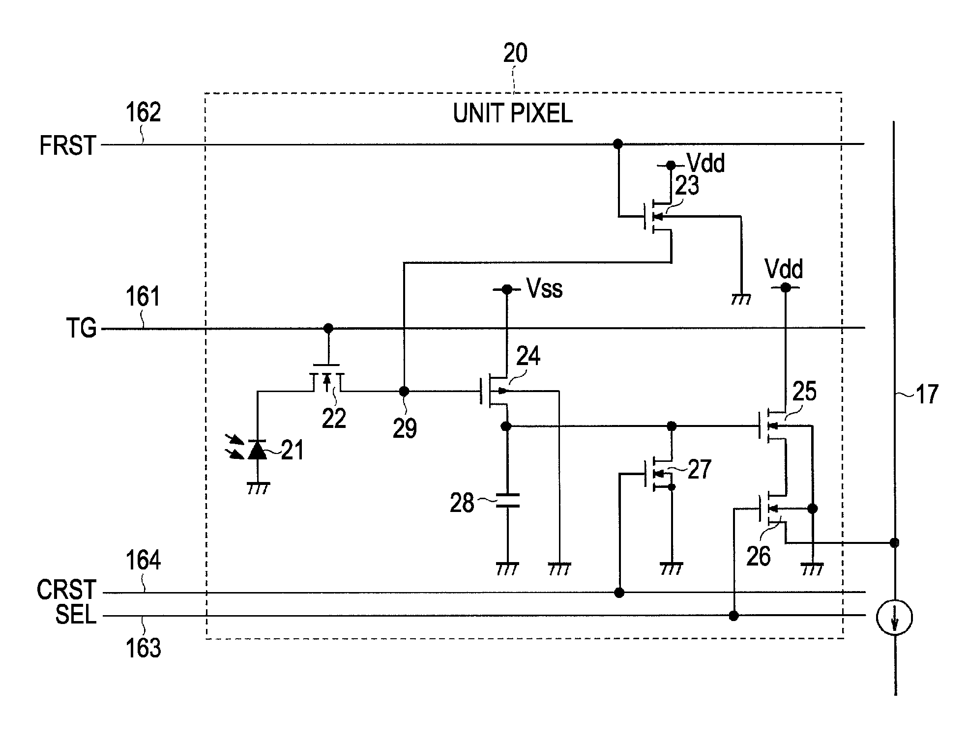 Solid-state imaging device, method for driving solid-state imaging device, and electronic apparatus