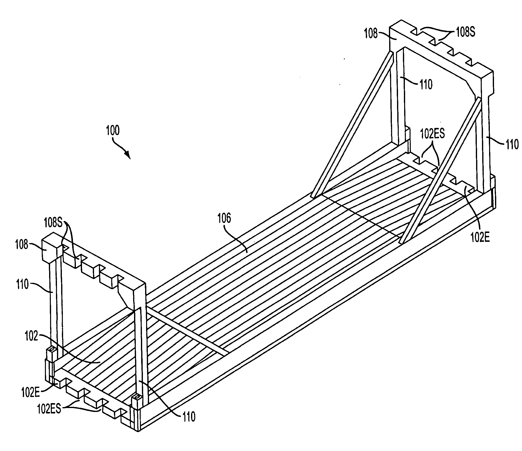 Roll on/roll off ramp-deck transport platform