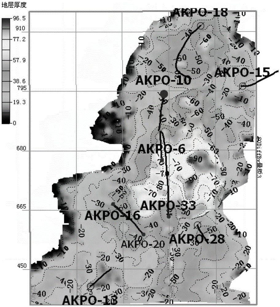 Reservoir fluid distribution quantitative interpretation method based on rock physical model theory