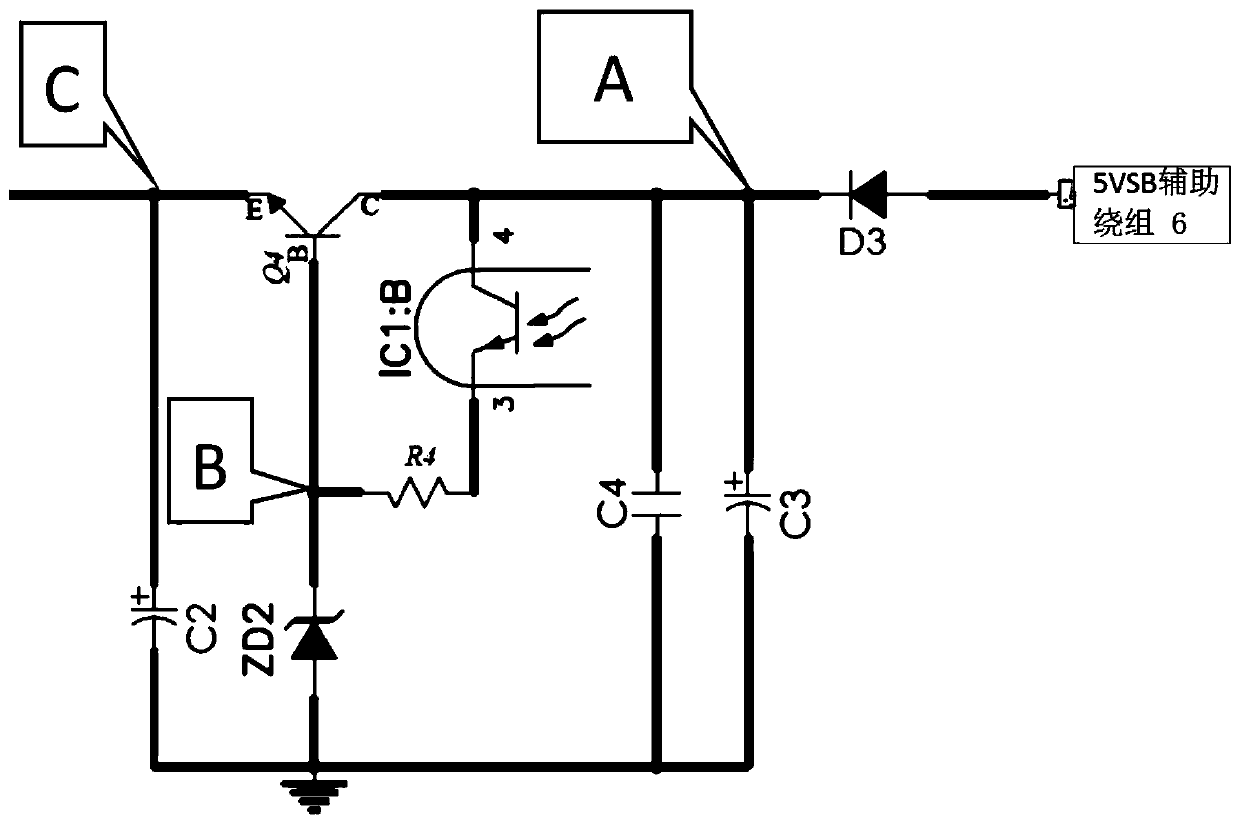 Fan control system and method of PC power supply