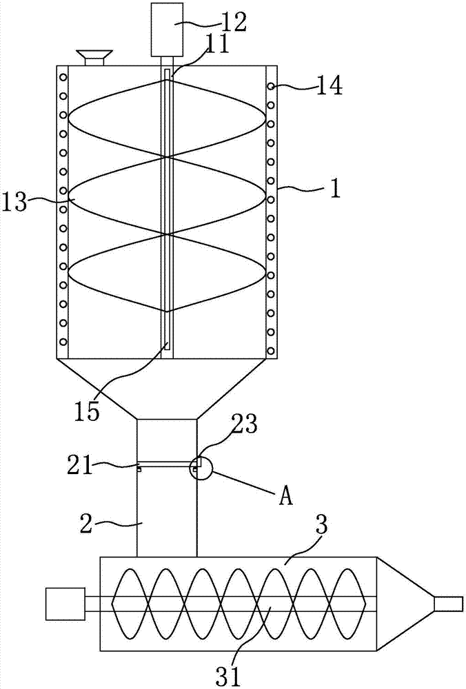 Waste plastic melt-extruding device