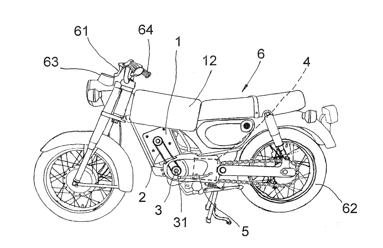 Electric motorcycle with improved motor performance