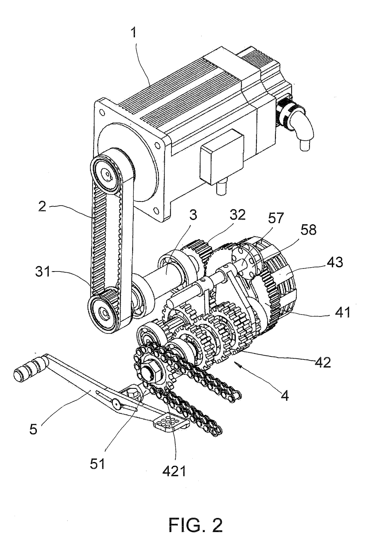 Electric motorcycle with improved motor performance