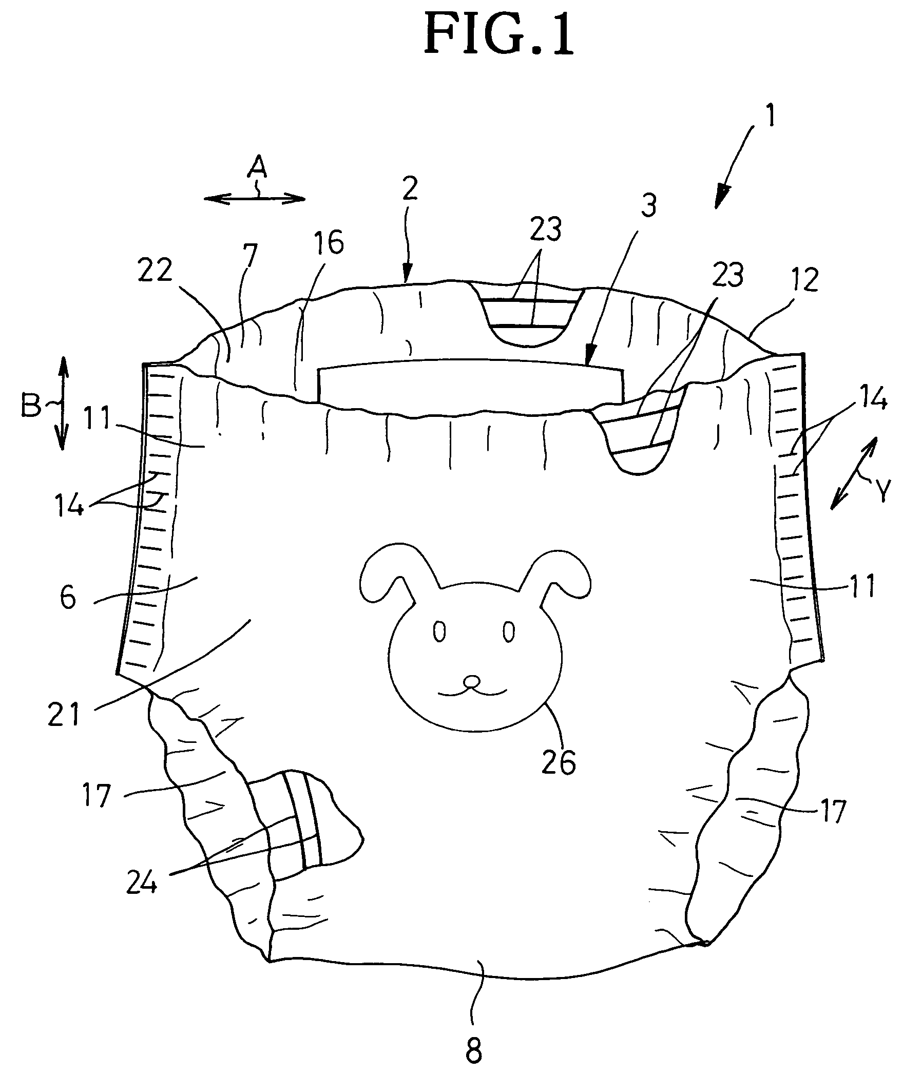 Disposable pull-on wearing article