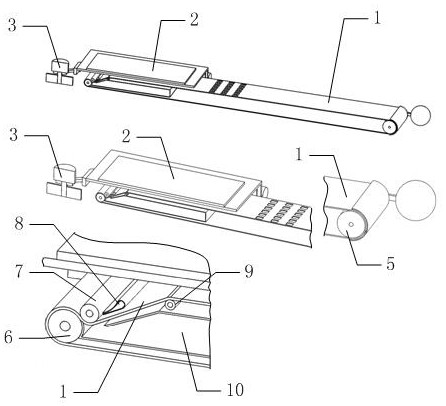 Environment-friendly offshore leaked oil automatic cleaning device