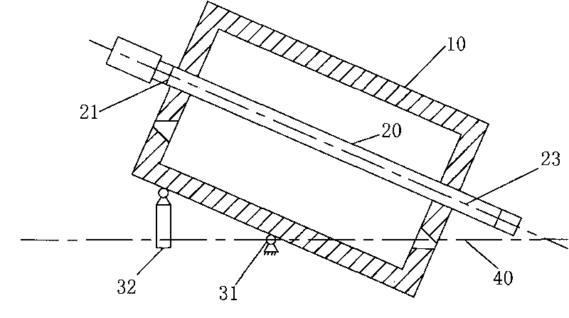 Tilting charge and discharge type reducing furnace and reducing method thereof