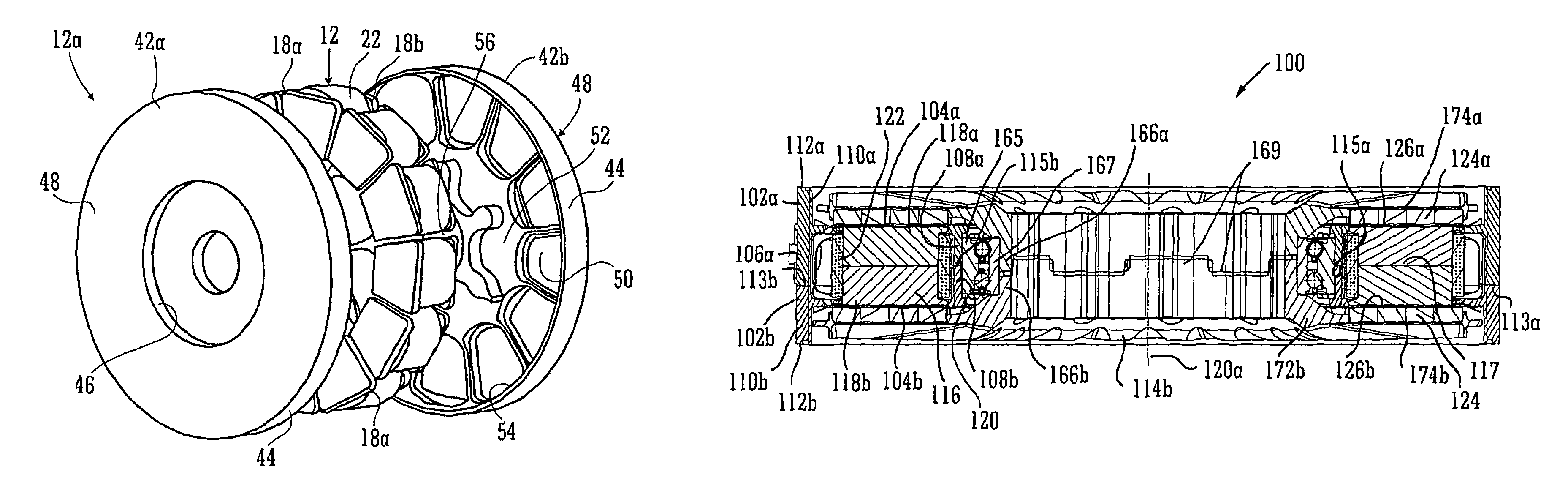 Electric machine—over-moulding construction