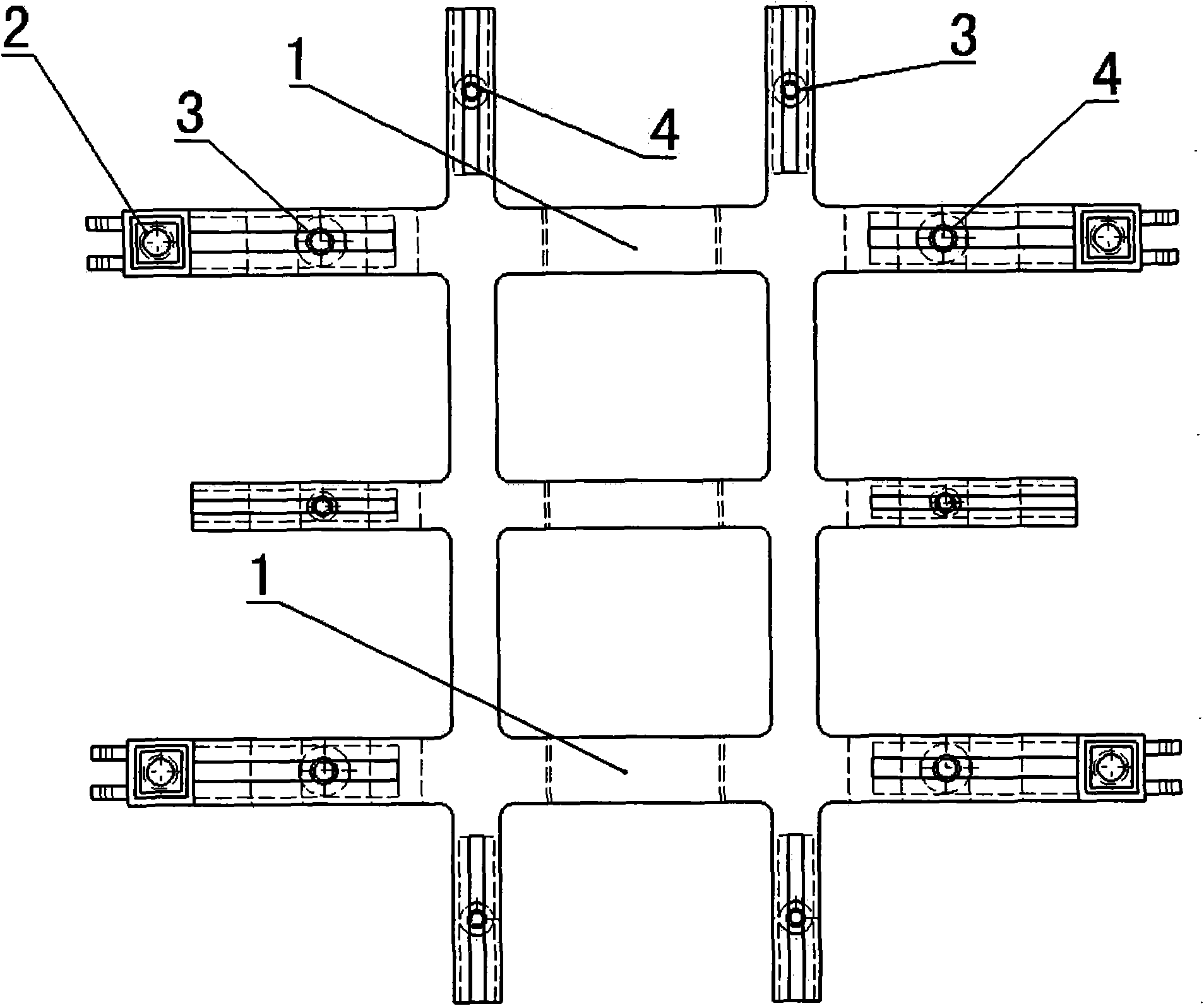 Device for storing and transferring automotive body-in-white sheet metal