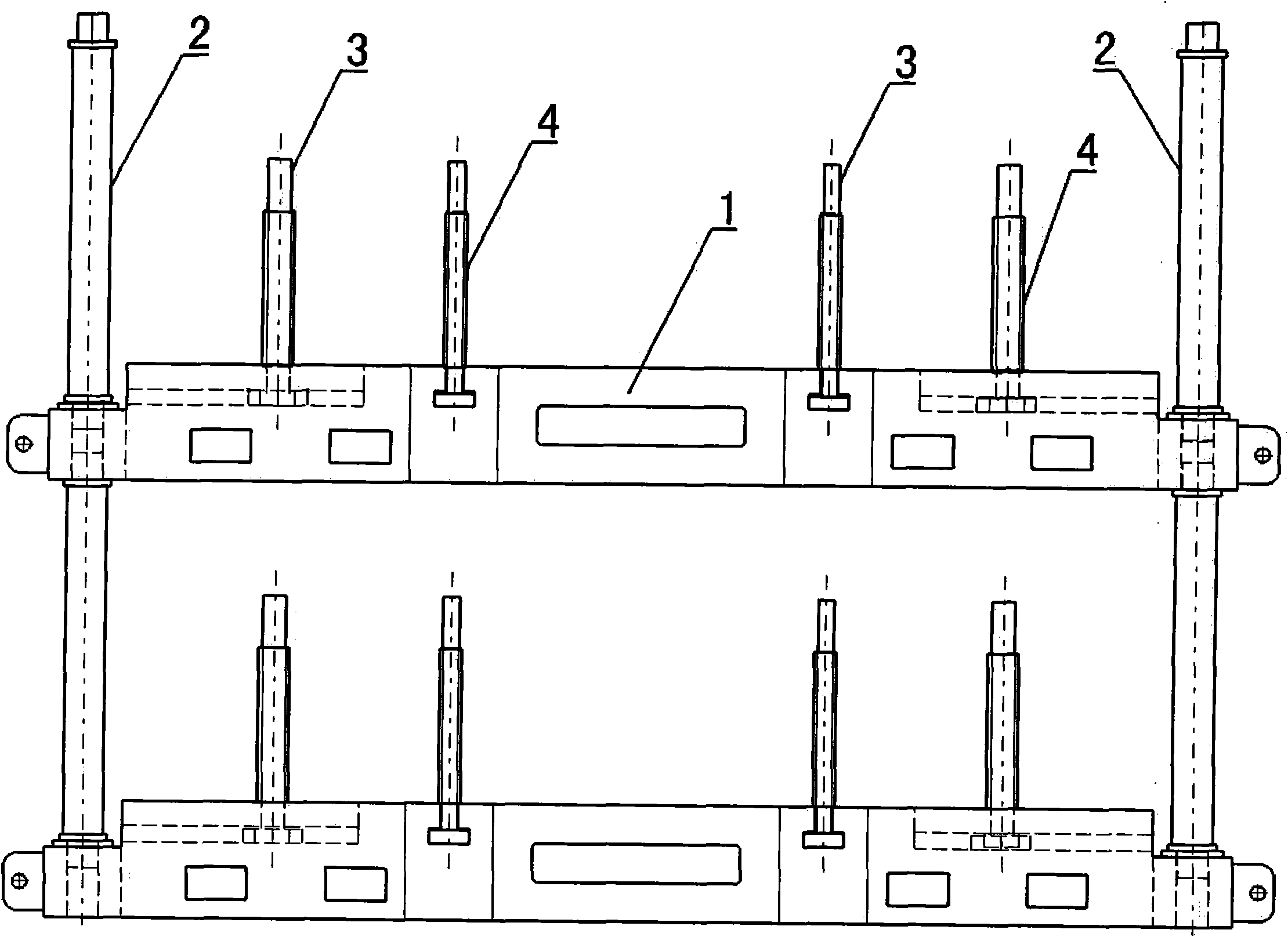 Device for storing and transferring automotive body-in-white sheet metal