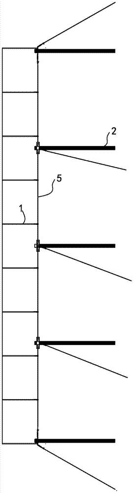 Agricultural greenhouse frame and its connecting device